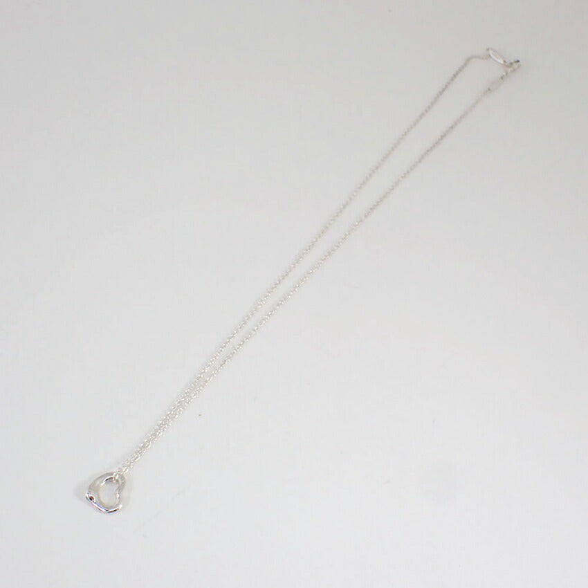 【中古】TIFFANY/ティファニー 925 オープンハート ペンダント/ネックレス/j214-2