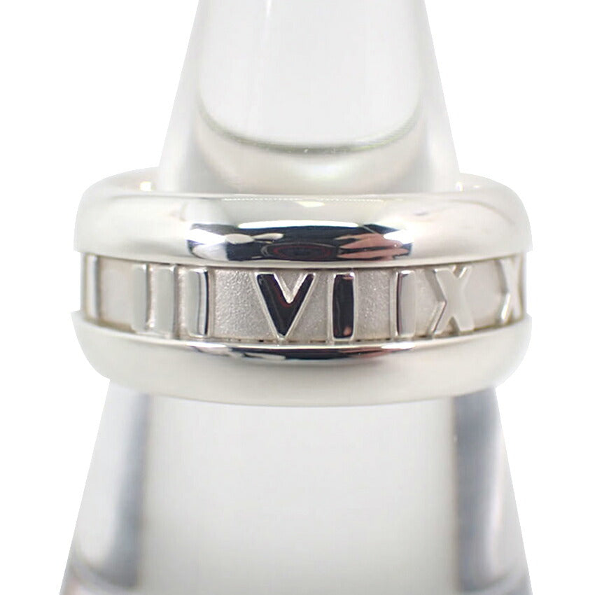 【中古】TIFFANY/ティファニー 925 アトラス ワイド リング /17号/j214-7