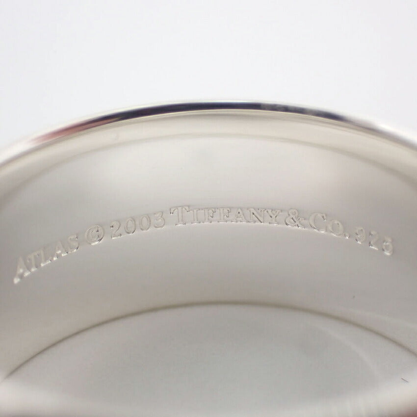 【中古】TIFFANY/ティファニー 925 アトラス ワイド リング /17号/j214-7