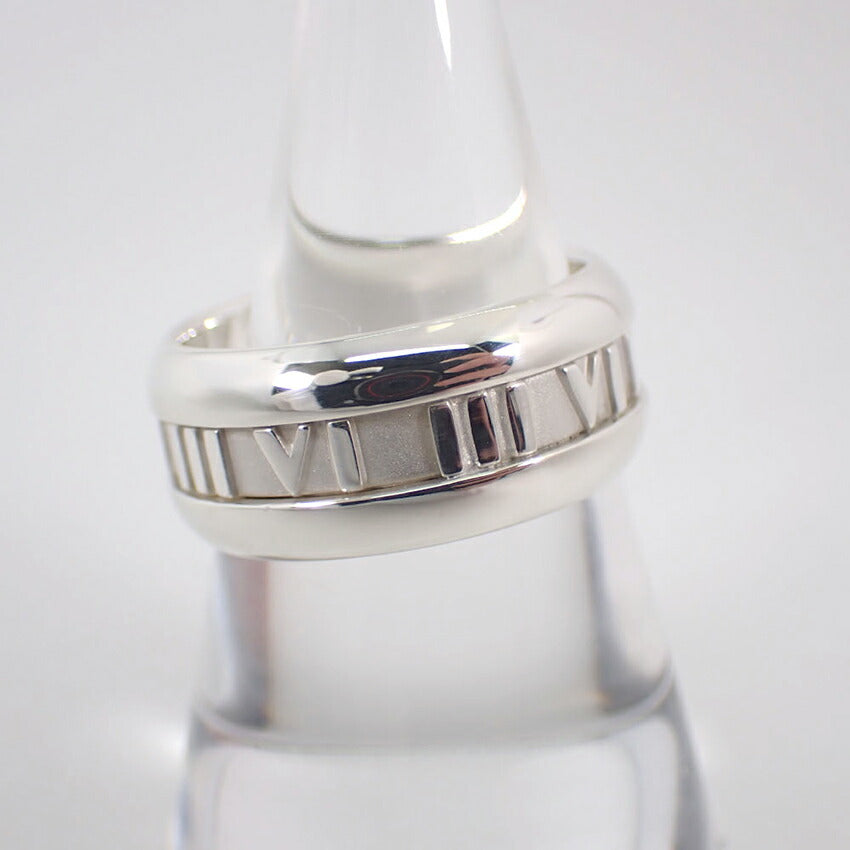 【中古】TIFFANY/ティファニー 925 アトラス ワイド リング /17号/j214-7