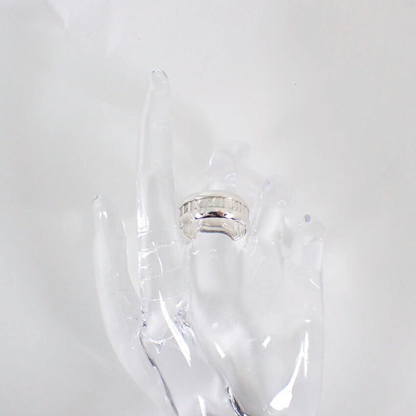 【中古】TIFFANY/ティファニー 925 アトラス ワイド リング /17号/j214-7
