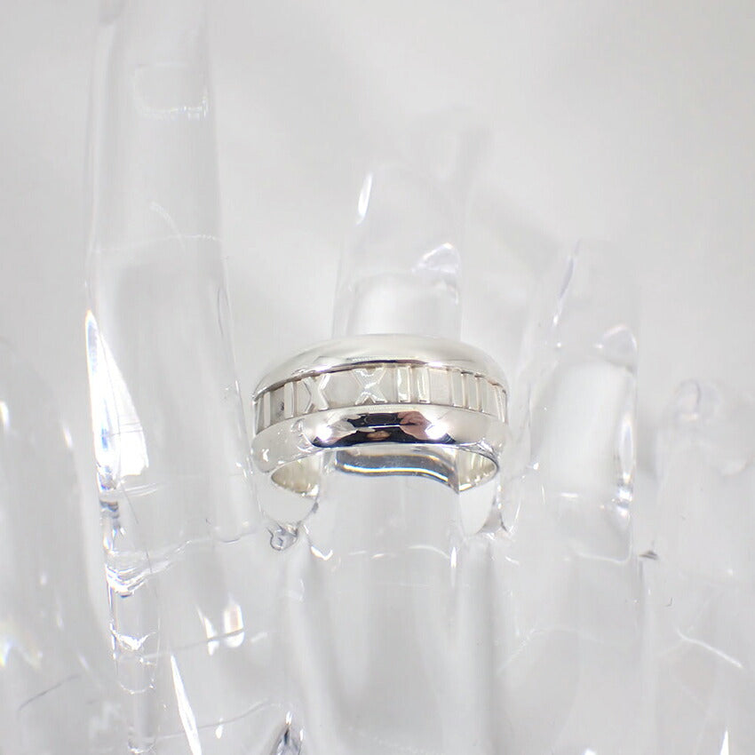 【中古】TIFFANY/ティファニー 925 アトラス ワイド リング /17号/j214-7