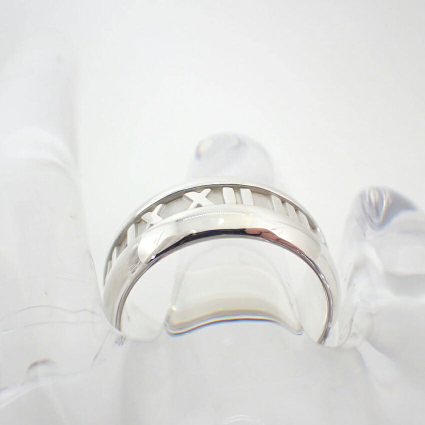 【中古】TIFFANY/ティファニー 925 アトラス ワイド リング /17号/j214-7