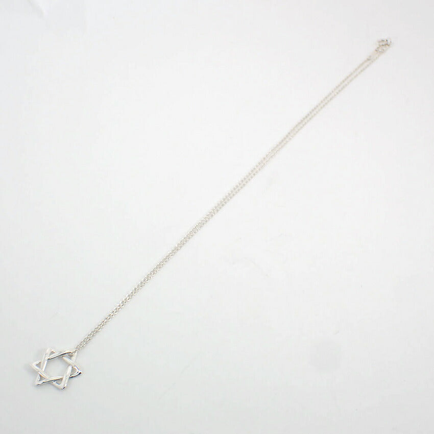 【中古】TIFFANY/ティファニー 925 スターオブダビデ ペンダント/ネックレス/j216-12