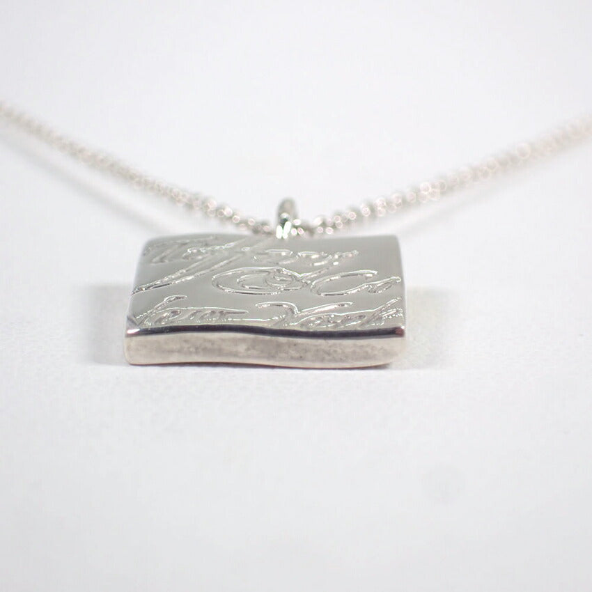 【中古】TIFFANY/ティファニー 925 ノーツスクエア ペンダント/ネックレス/j216-4