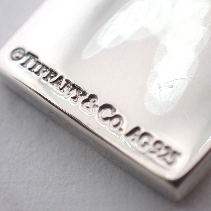 【中古】TIFFANY/ティファニー 925 ノーツスクエア ペンダント/ネックレス/j216-4