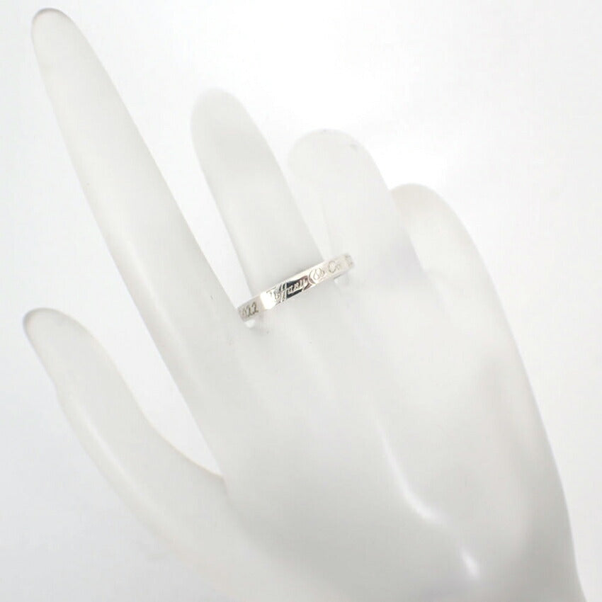 【中古】TIFFANY/ティファニー 925 ノーツ ナロー リング /13号/j216-5