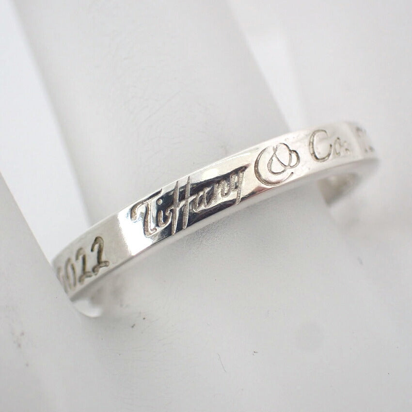 【中古】TIFFANY/ティファニー 925 ノーツ ナロー リング /13号/j216-5