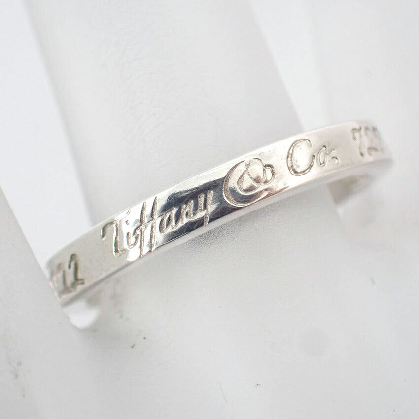 【中古】TIFFANY/ティファニー 925 ノーツ ナロー リング /13号/j216-5
