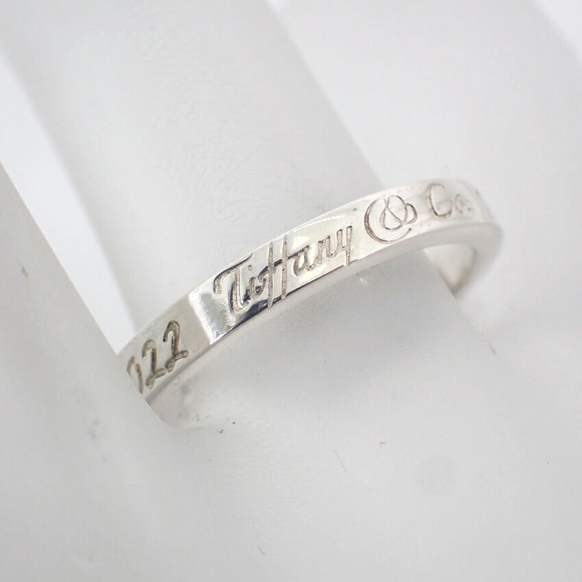 【中古】TIFFANY/ティファニー 925 ノーツ ナロー リング /13号/j216-5