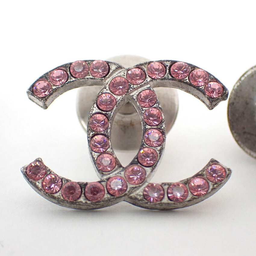 【中古】CHANEL/シャネル ココマーク ラインストーン ピンブローチ 3点セット/j216-8