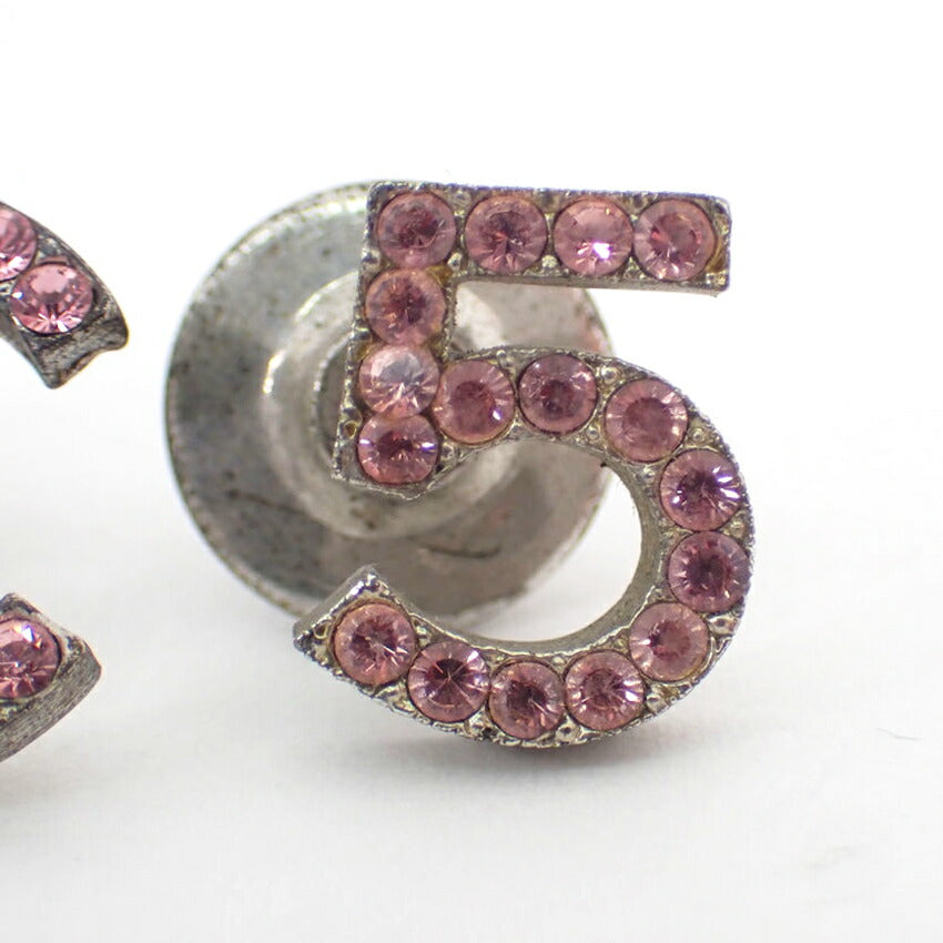 【中古】CHANEL/シャネル ココマーク ラインストーン ピンブローチ 3点セット/j216-8