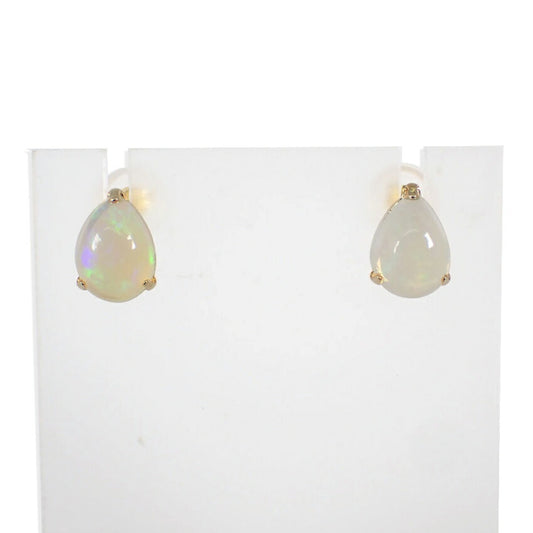 【中古】K18 オパール/0.50ct イヤリング/ピアス/j218-10