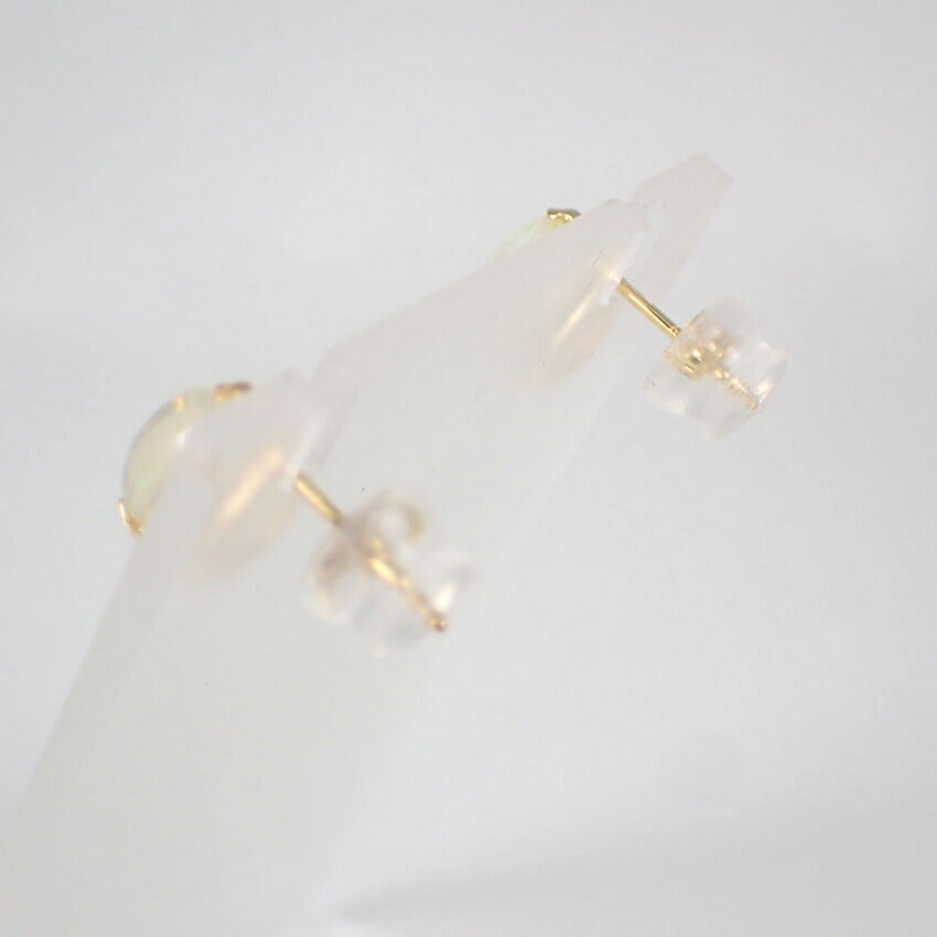 【中古】K18 オパール/0.50ct イヤリング/ピアス/j218-10