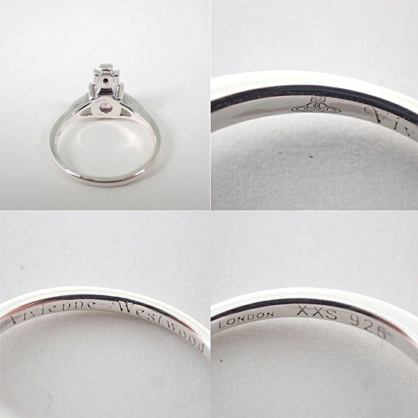 【中古】VivienneWestwood/ヴィヴィアン オーブ クリスタルリング/j218-11