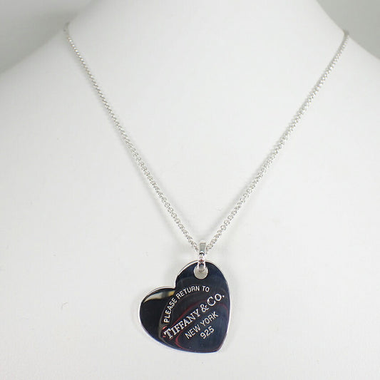 【中古】TIFFANY/ティファニー 925 リターントゥ ハートタグ ネックレス/j218-12