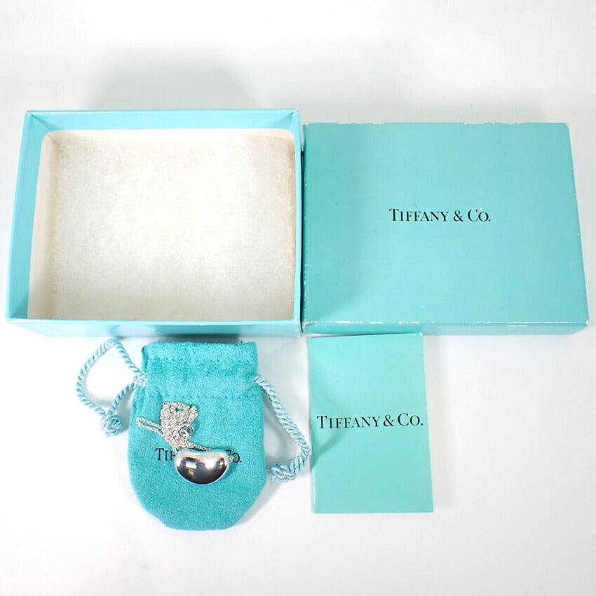 【中古】TIFFANY/ティファニー 925 ビーン ペンダント/ネックレス/j218-14