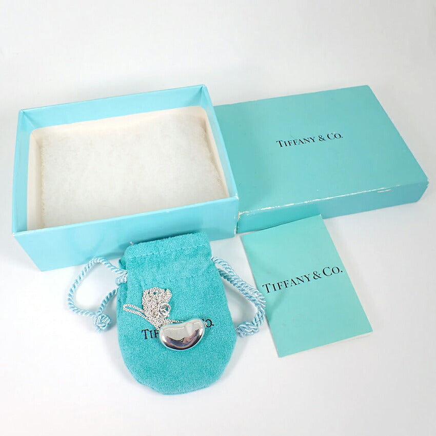 【中古】TIFFANY/ティファニー 925 ビーン ペンダント/ネックレス/j218-14