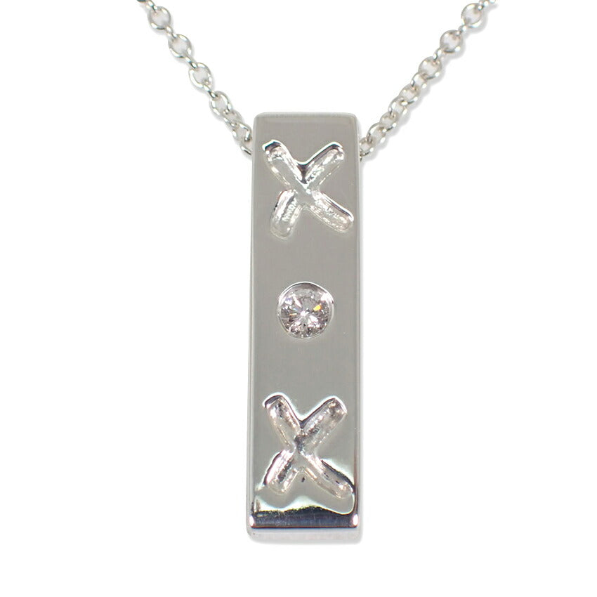 【中古】TIFFANY/ティファニー 925 キスバー ダイヤ パロマピカソ ネックレス/j218-16