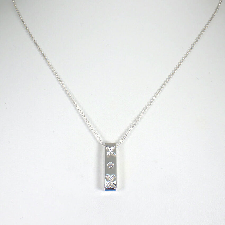 【中古】TIFFANY/ティファニー 925 キスバー ダイヤ パロマピカソ ネックレス/j218-16