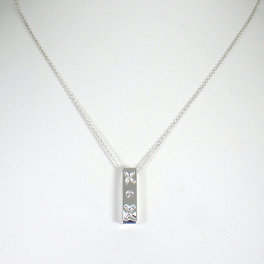 【中古】TIFFANY/ティファニー 925 キスバー ダイヤ パロマピカソ ネックレス/j218-16