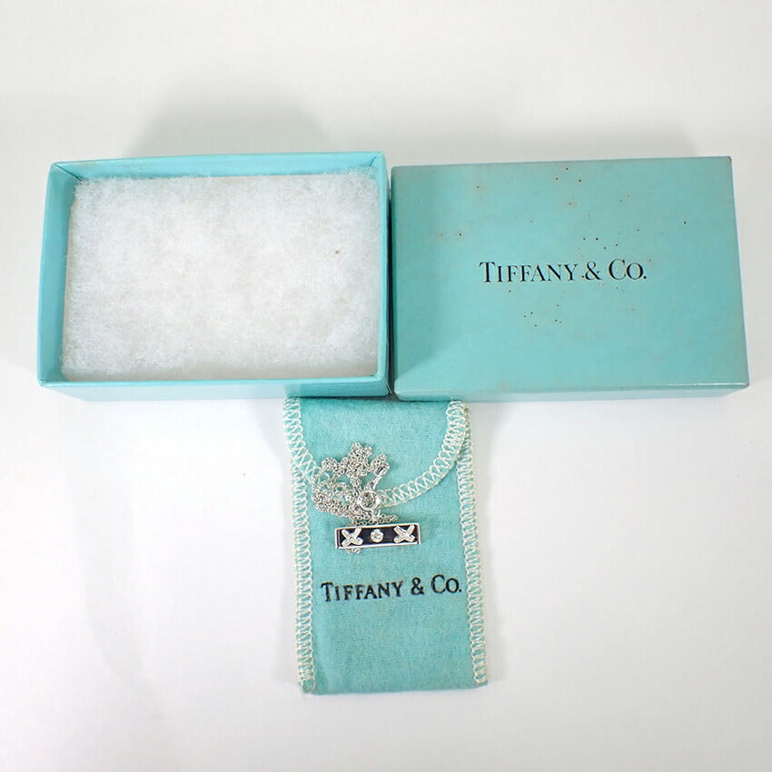 【中古】TIFFANY/ティファニー 925 キスバー ダイヤ パロマピカソ ネックレス/j218-16
