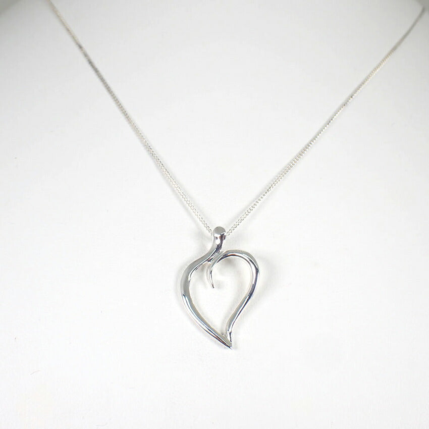 【中古】TIFFANY/ティファニー 925  エルサペレッティ リーフ ペンダント/j218-17