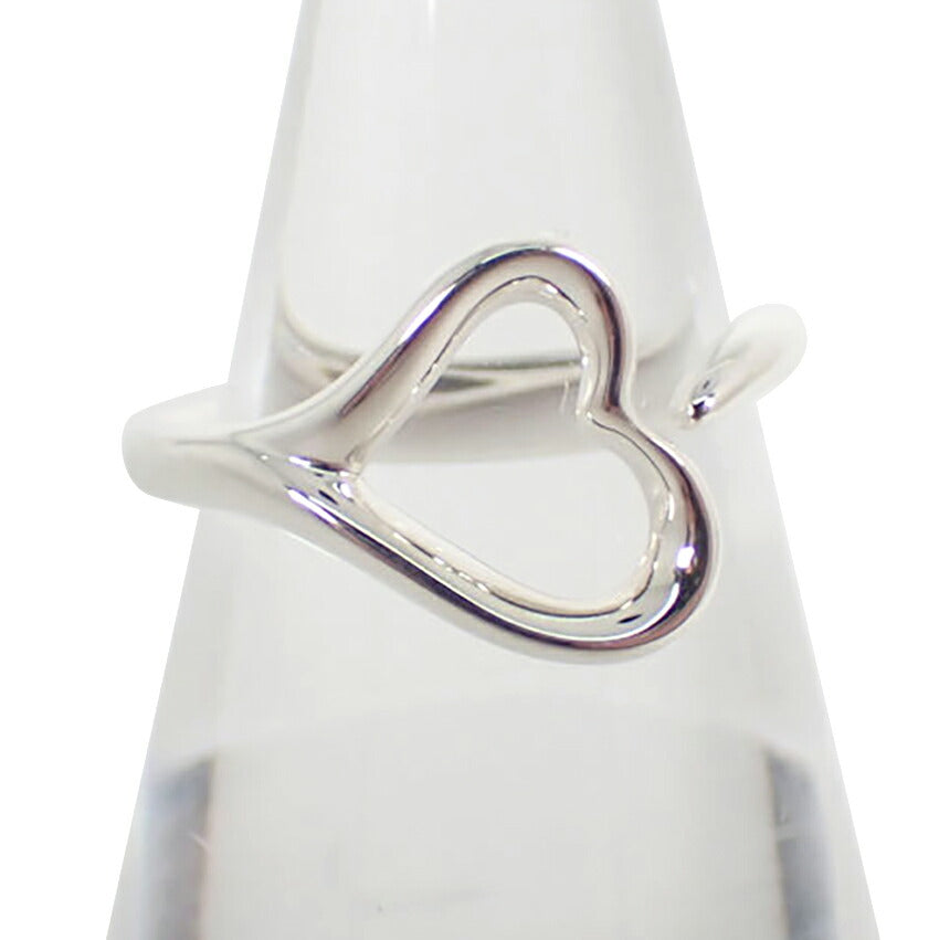【中古】TIFFANY/ティファニー 925 オープンハート リング/9号/j218-1