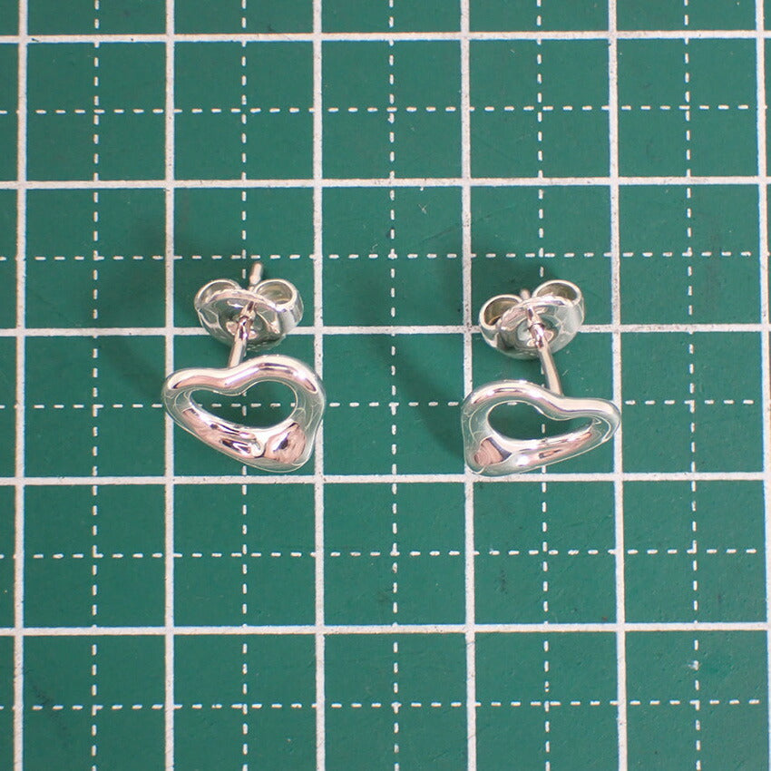 【中古】TIFFANY/ティファニー/925/オープンハート/ピアス/j218-3