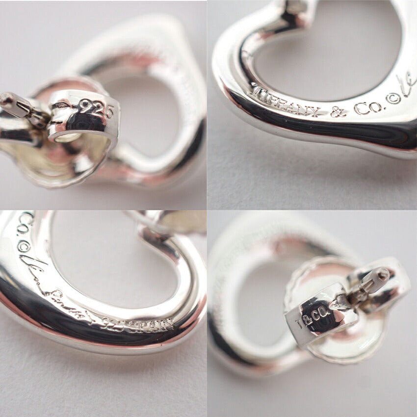 【中古】TIFFANY/ティファニー/925/オープンハート/ピアス/j218-3