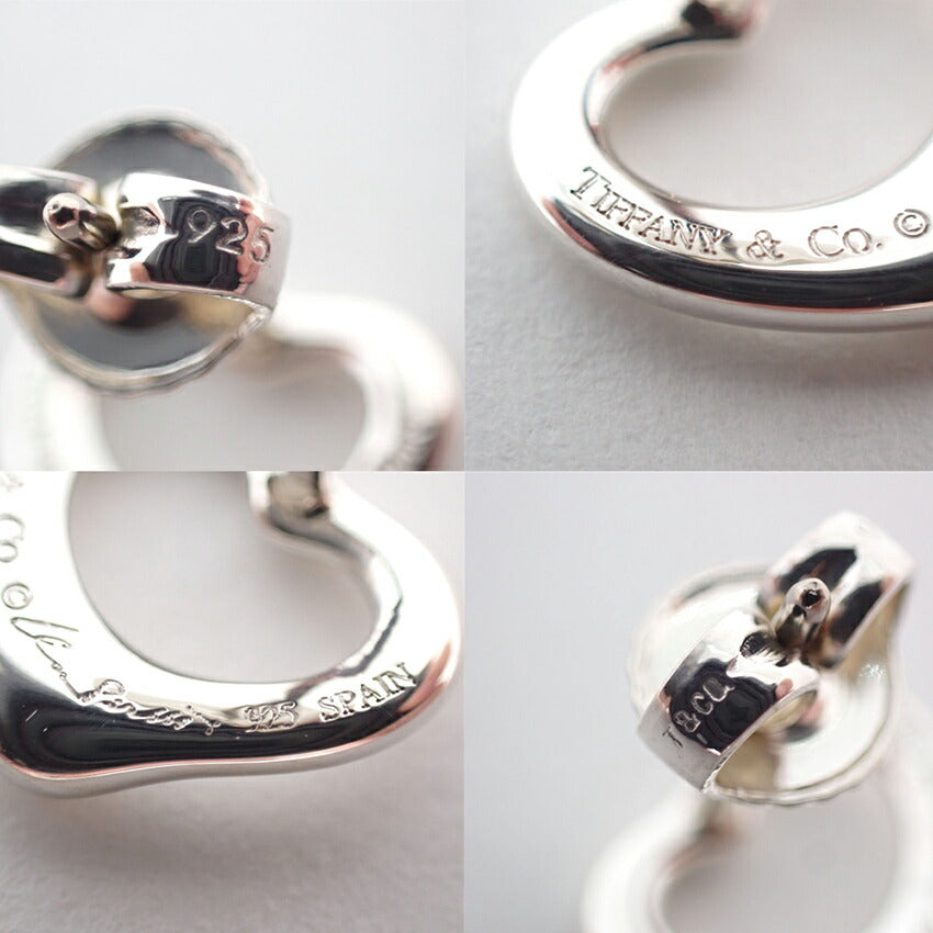 【中古】TIFFANY/ティファニー/925/オープンハート/ピアス/j218-3
