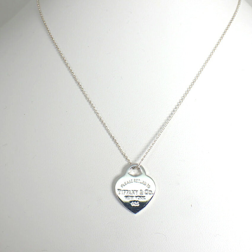 【中古】TIFFANY/ティファニー 925 リターントゥティファニー ハートタグ ネックレス/j218-5
