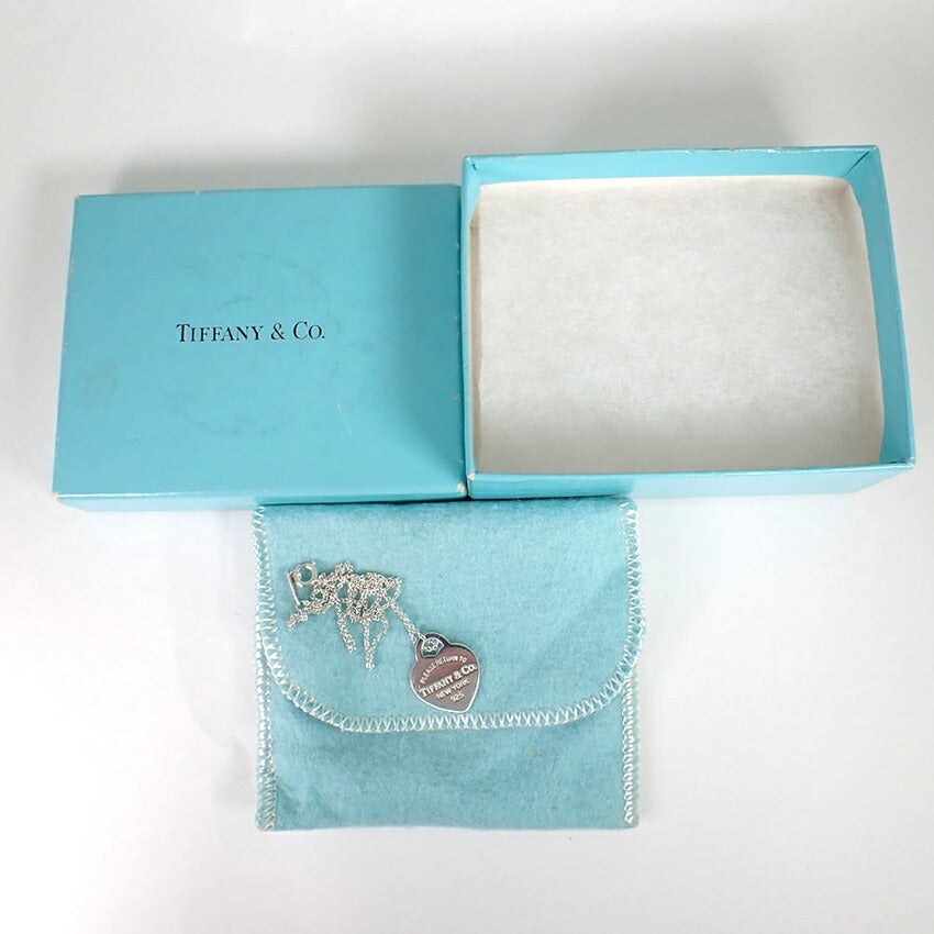 【中古】TIFFANY/ティファニー 925 リターントゥティファニー ハートタグ ネックレス/j218-5