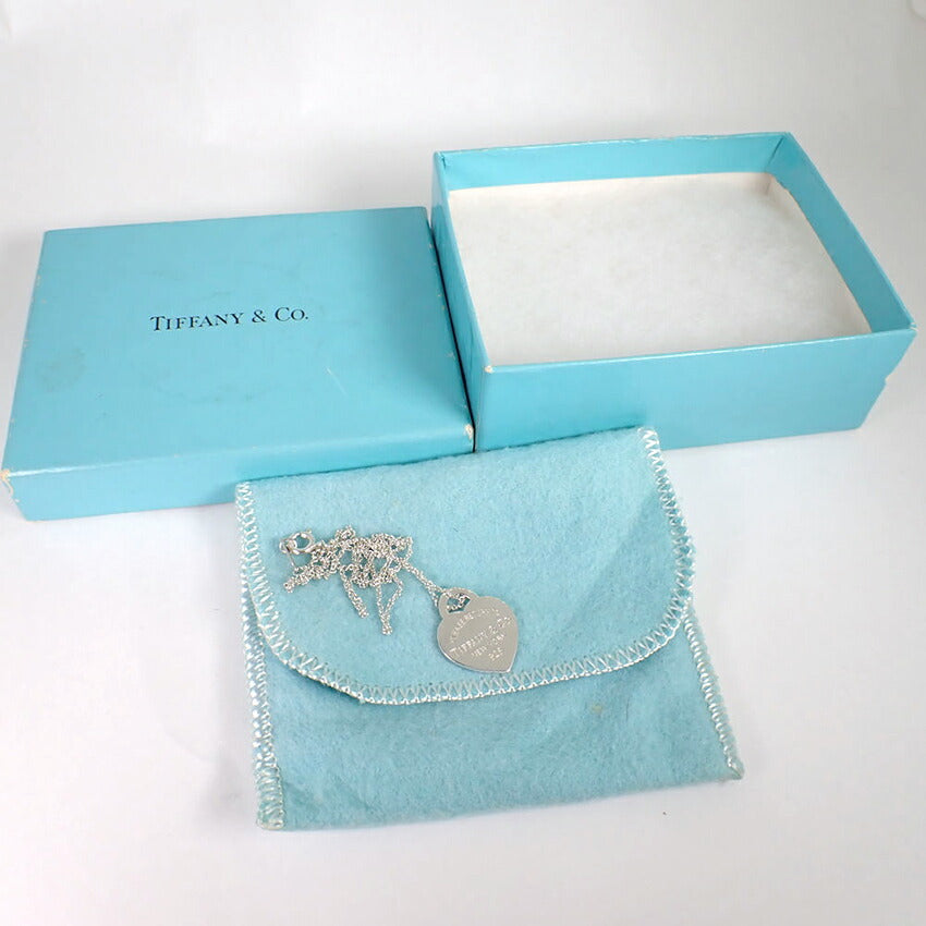 【中古】TIFFANY/ティファニー 925 リターントゥティファニー ハートタグ ネックレス/j218-5