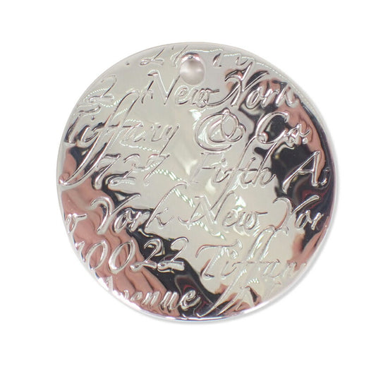 【中古】TIFFANY/ティファニー 925 ノーツ ラウンド チャーム/トップ/j218-6