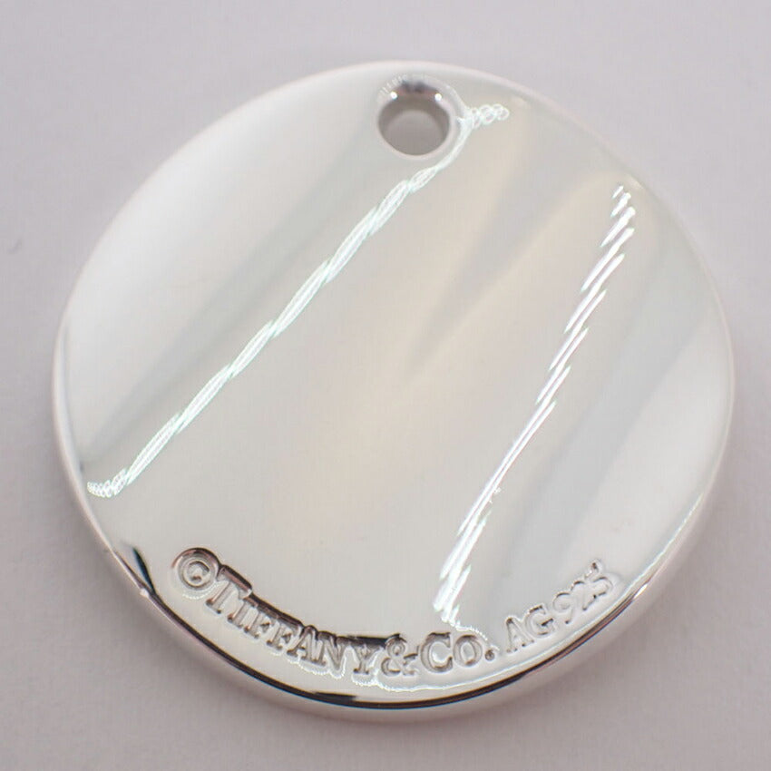 【中古】TIFFANY/ティファニー 925 ノーツ ラウンド チャーム/トップ/j218-6
