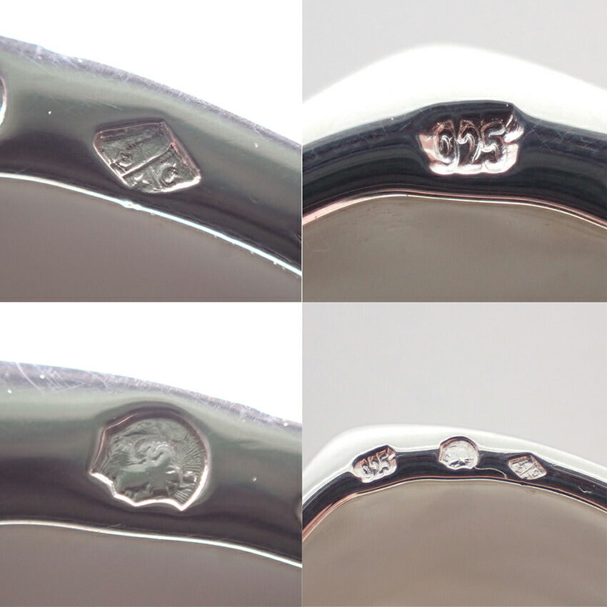 【中古】CHANEL/シャネル 925 ロゴ スクエア ワイド リング /15号/j218-7