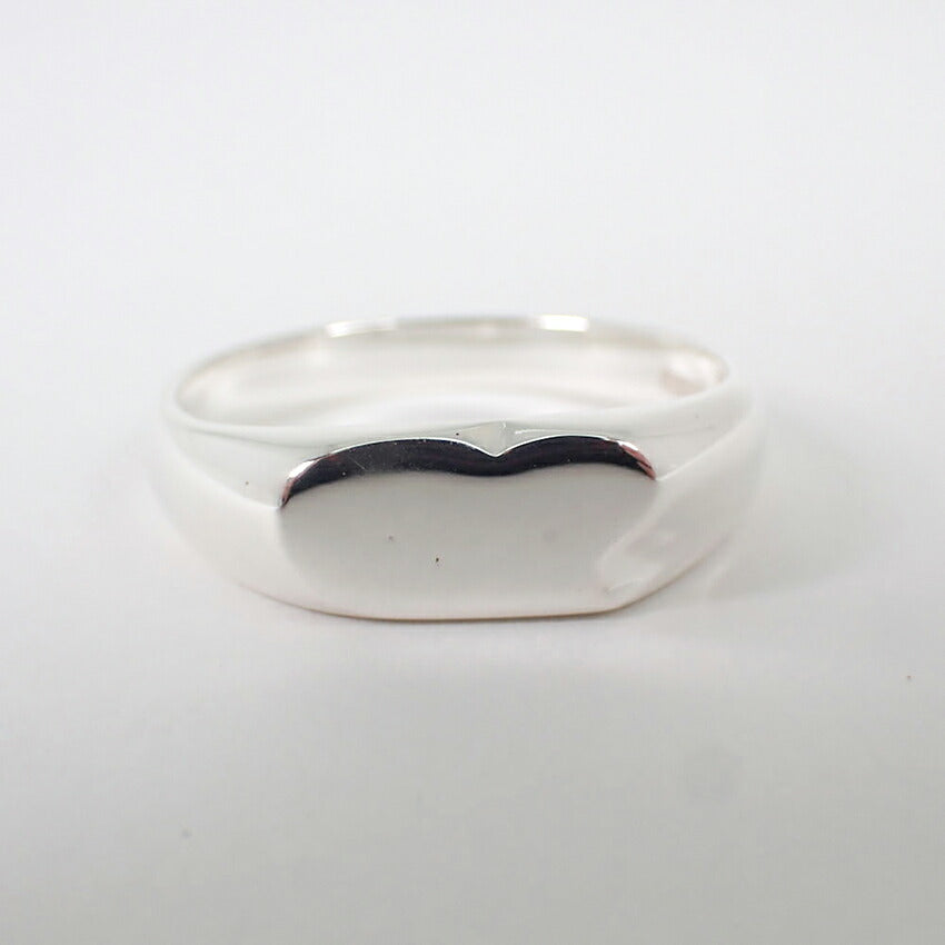 【中古】TIFFANY/ティファニー 925  シグネット ハート リング /17.5号/j218-8