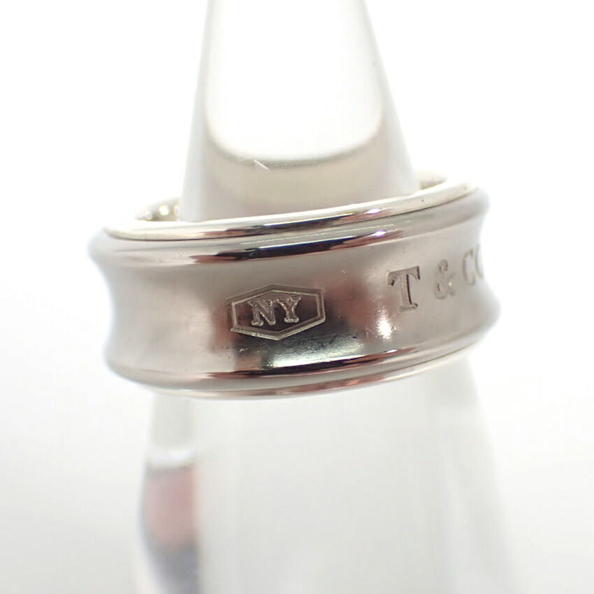 【中古】TIFFANY/ティファニー 925 チタン 1837  リング /8号/j218-9
