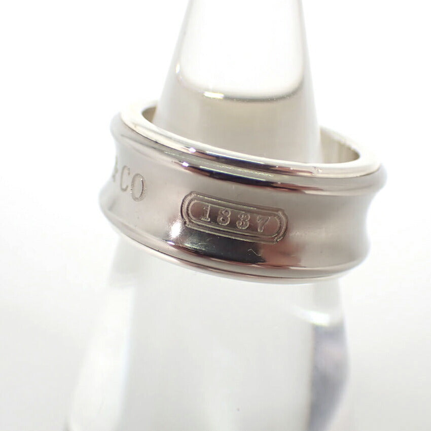 【中古】TIFFANY/ティファニー 925 チタン 1837  リング /8号/j218-9