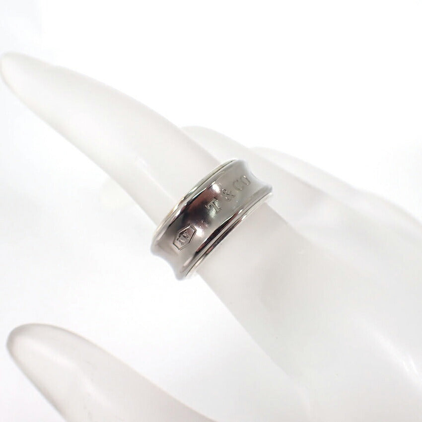 【中古】TIFFANY/ティファニー 925 チタン 1837  リング /8号/j218-9