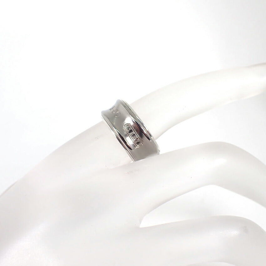 【中古】TIFFANY/ティファニー 925 チタン 1837  リング /8号/j218-9