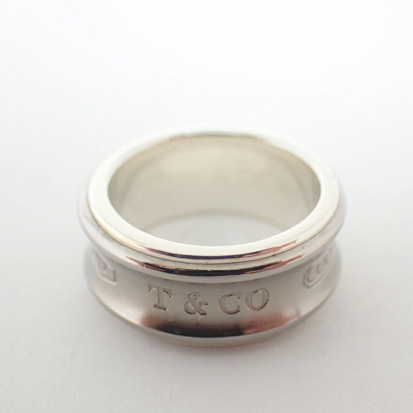 【中古】TIFFANY/ティファニー 925 チタン 1837  リング /8号/j218-9
