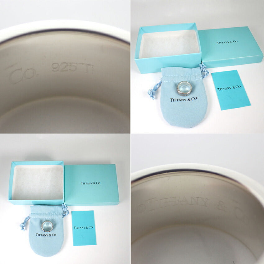 【中古】TIFFANY/ティファニー 925 チタン 1837  リング /8号/j218-9