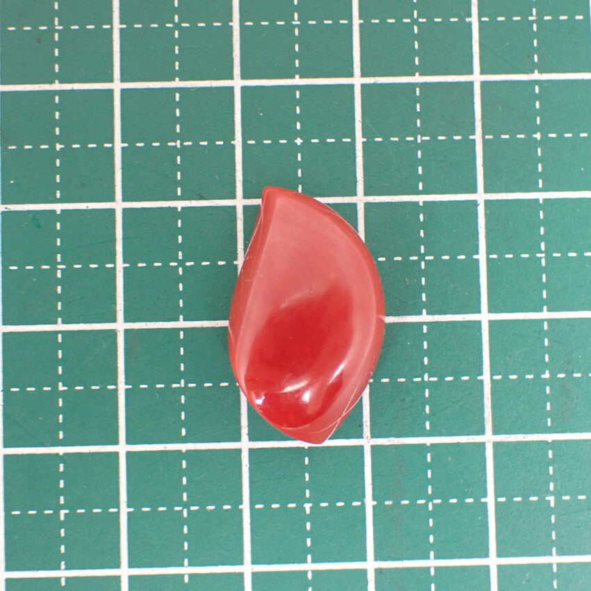 【中古】天然サンゴ ルース 13.264ct/j219-4