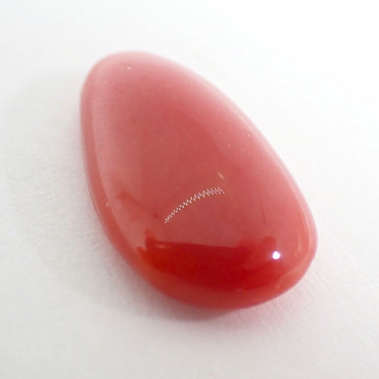 【中古】天然サンゴ ルース4.112ct/j219-8