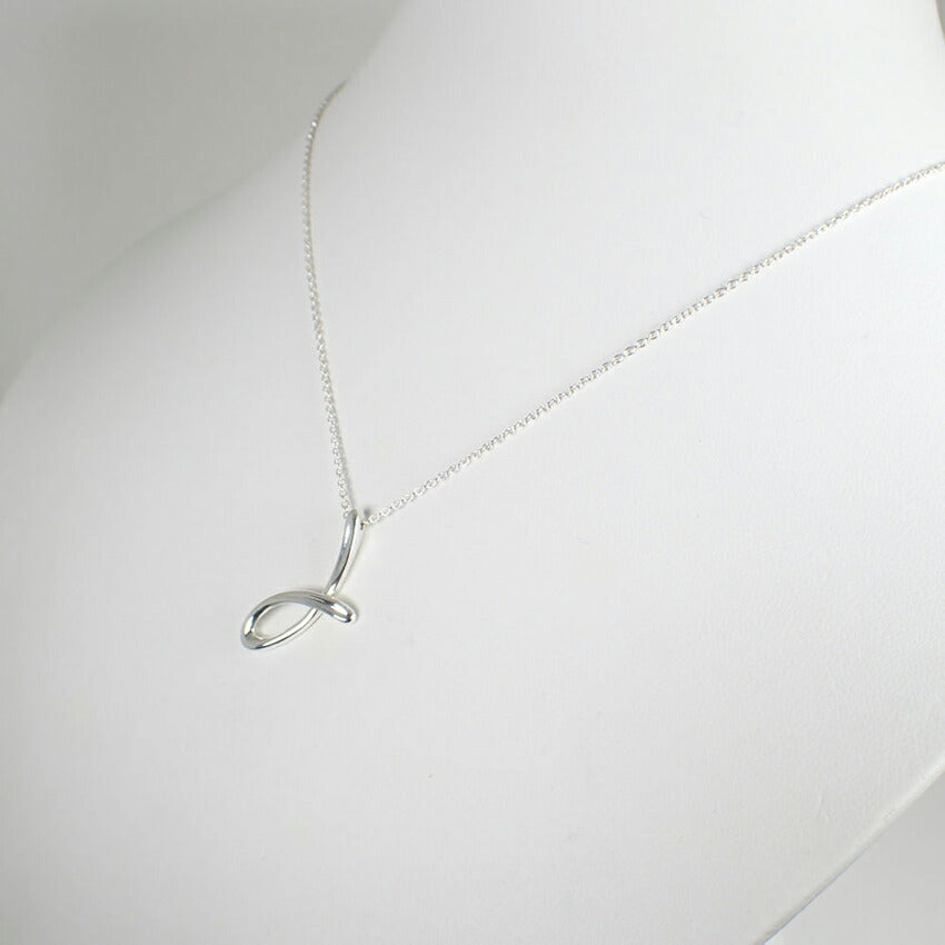 【中古】TIFFANY/ティファニー 925 イニシャル ｌ　ペンダント/ネックレス/j220-10