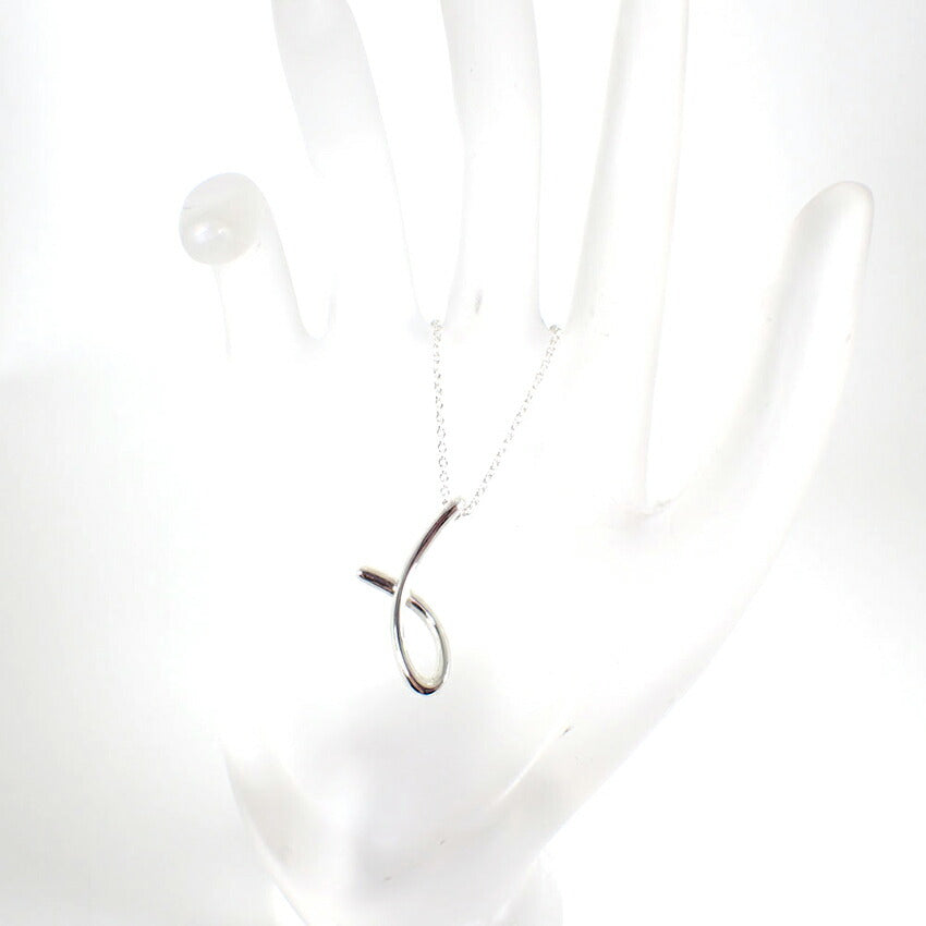【中古】TIFFANY/ティファニー 925 イニシャル ｌ　ペンダント/ネックレス/j220-10