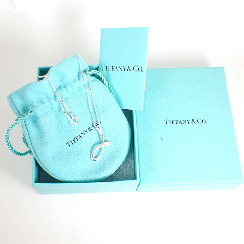 【中古】TIFFANY/ティファニー 925 イニシャル ｌ　ペンダント/ネックレス/j220-10