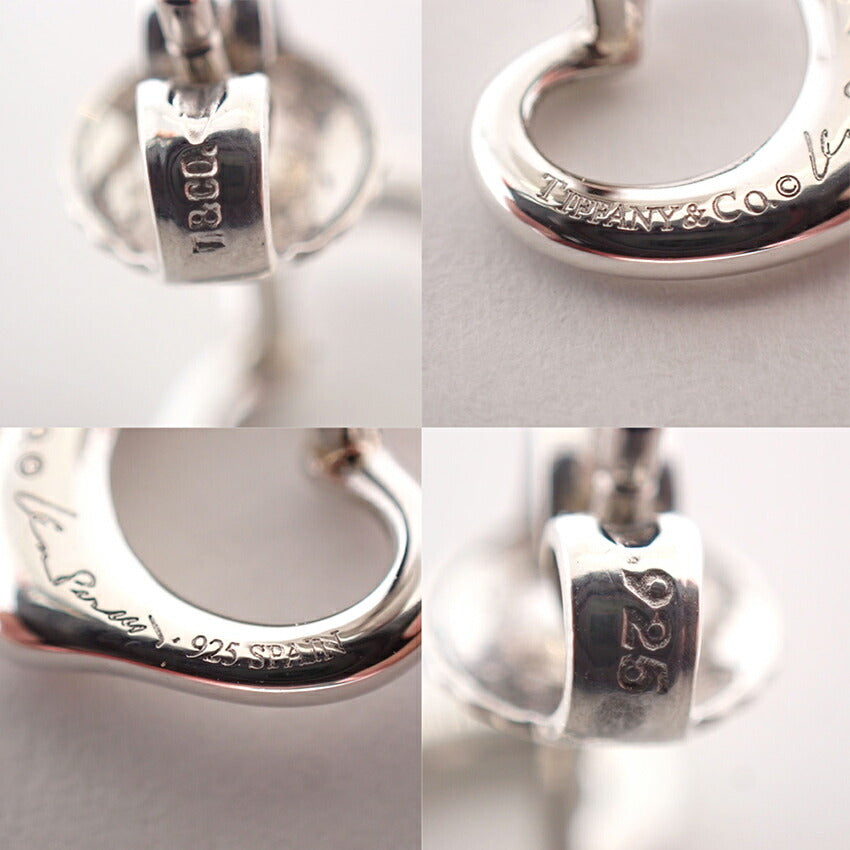 【中古】TIFFANY/ティファニー 925 オープンハート ピアス/j220-2